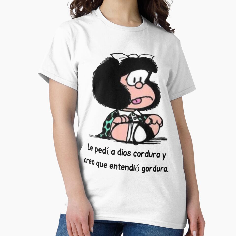 Le pedí a dios funny Mafalda by Elena's Shop