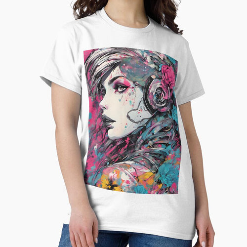 Abstract Art Deco Ink and Paint by SilverSunStudio