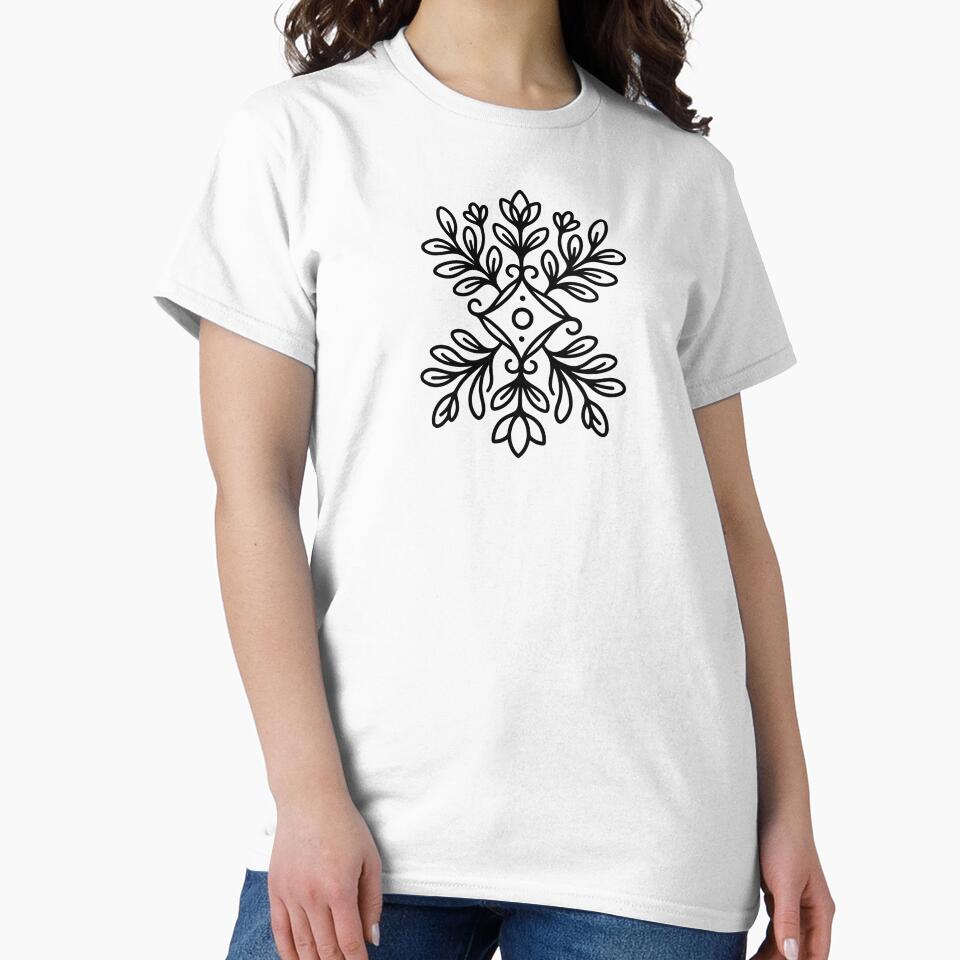 Boho Floral Pattern by WillowLaneShop