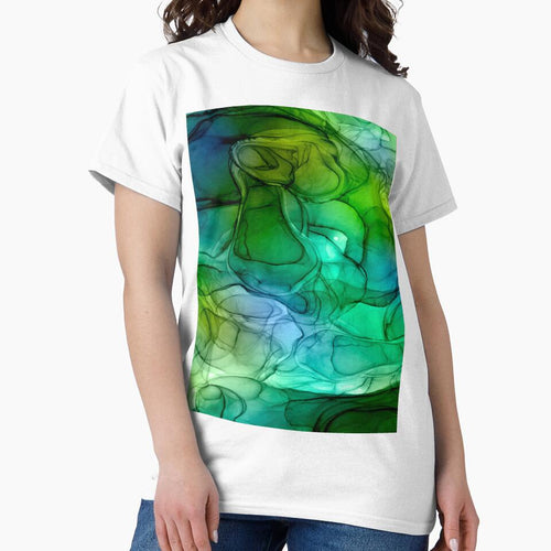 Abstract liquid art alcohol ink, liquid marble art design, abstract marble art, liquid art, green turquoise watercolor by ZeinabTaha