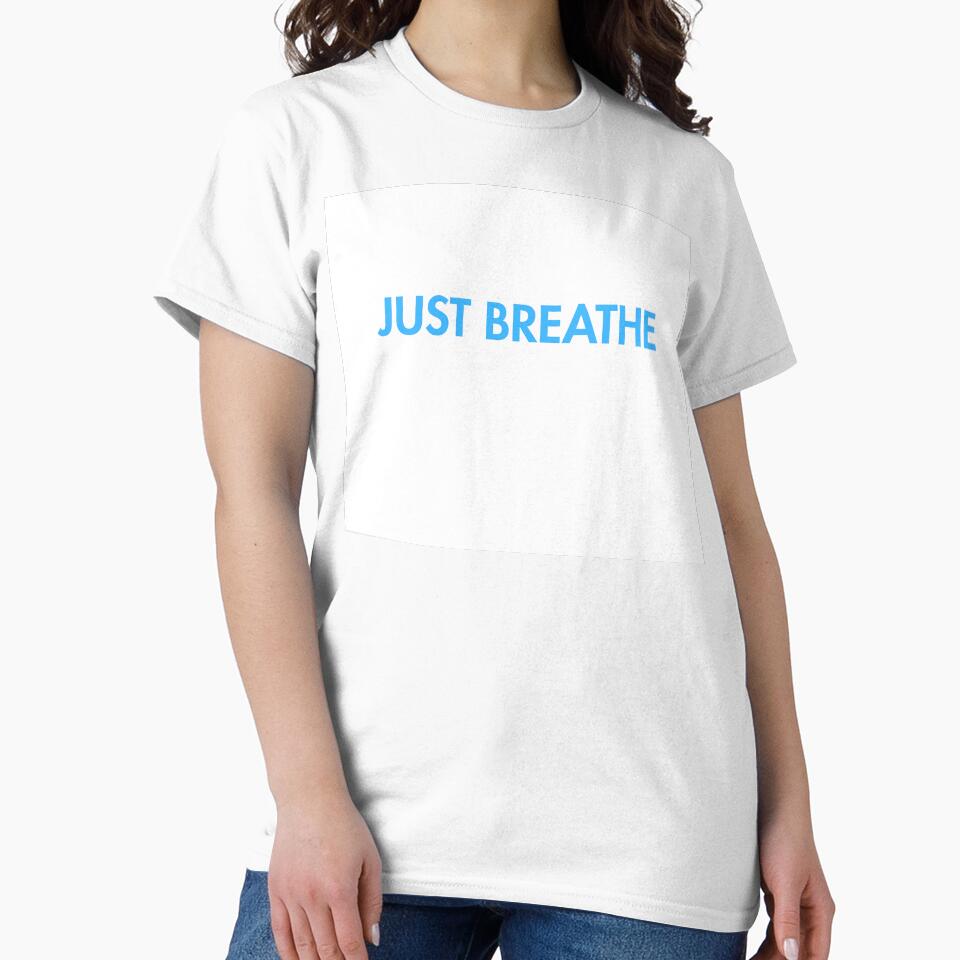 Just Breathe – Minimalist Mindfulness Quote by katerin17