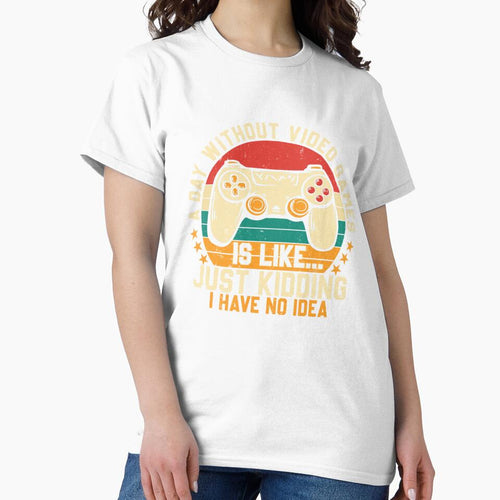A Day Without Video Games Funny Gaming Gifts Men Boys Teens by taaddison50