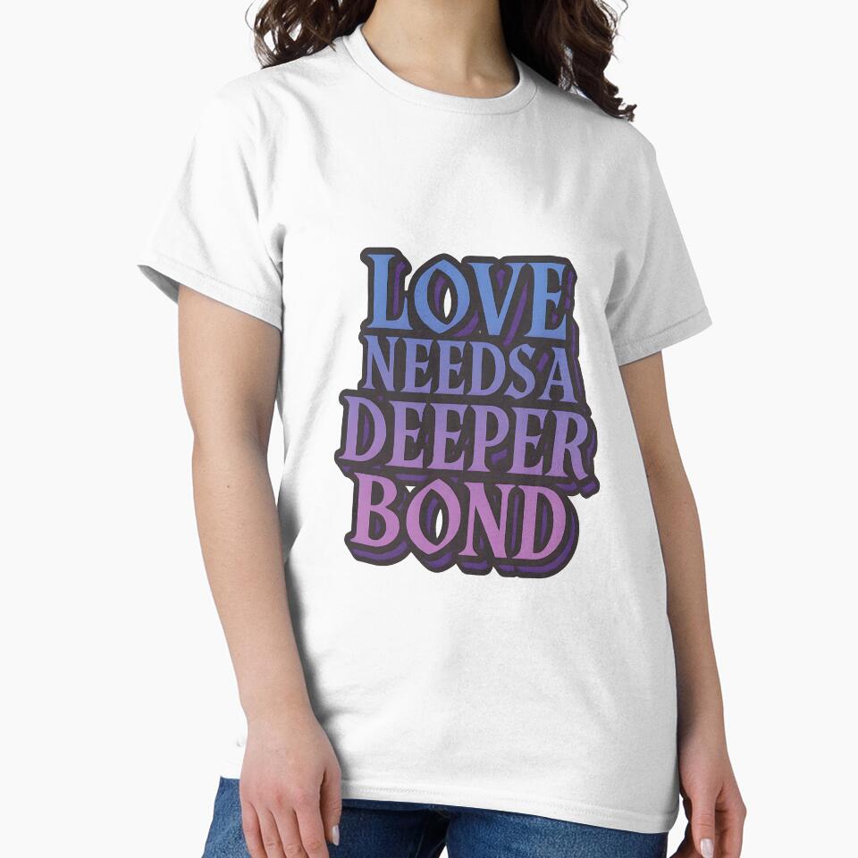 Love Needs A Deeper Bond – Gradient Typography by Haus Of Sin