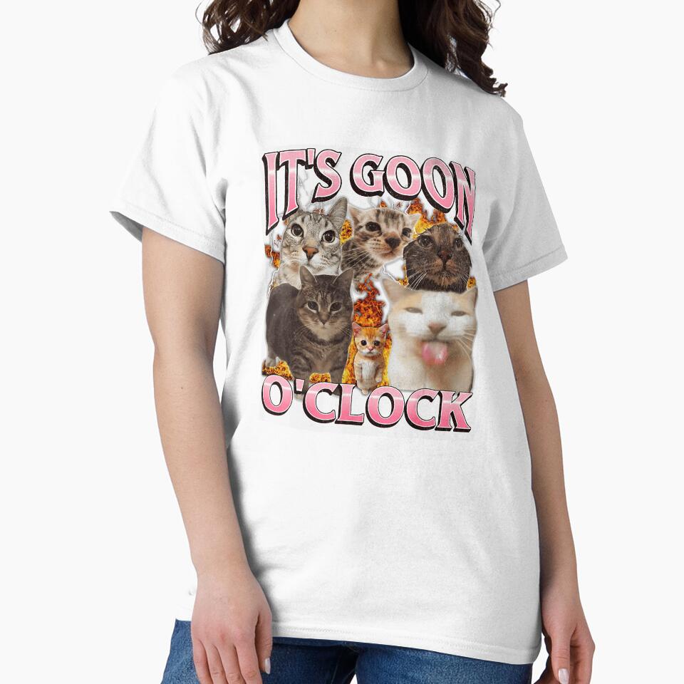 It’s Goon O’Clock Funny Chaotic Cat Meme by tadmercado