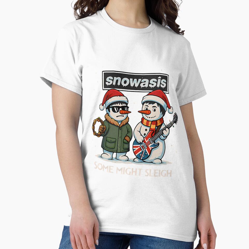 Snowasis Christmas Jumper - Some Might Sleigh by SophiaRobbins53