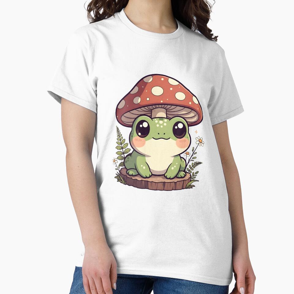 Cottagecore Frog Mushroom Hat by EDAE