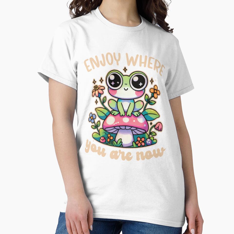 kawaii cottagecore frog by samah82