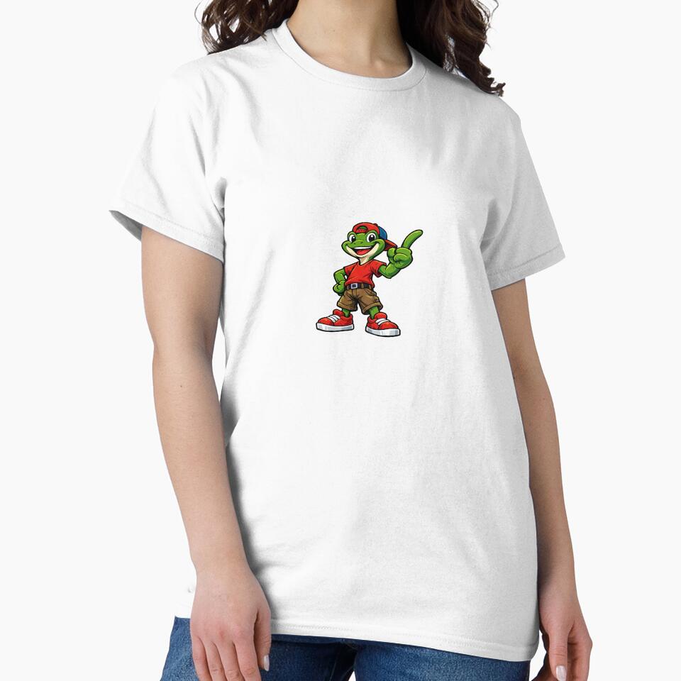 Street Style Frog Character Sticker | Cool Urban Mascot Design by singhworldcr