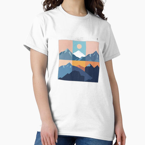 Abstract Mountain Landscape Geometric by Y-Muqsit