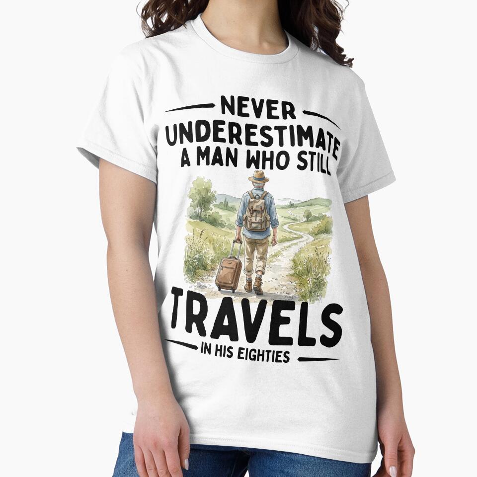Never Underestimate A Man Who Still Travels In His Eighties by LounisArt