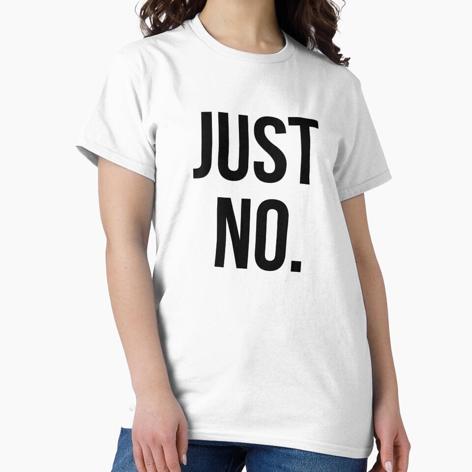 Just No Funny Minimalist Quote by MoodOffline12427