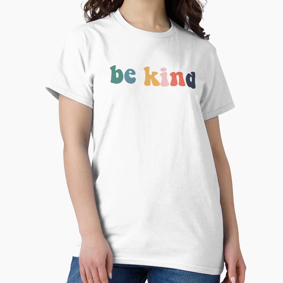 be kind colorful vintage by House Sparrow