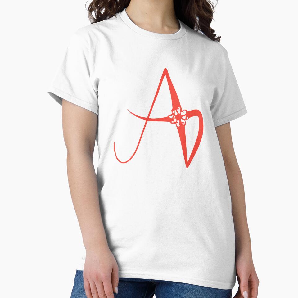 Floral Initial monogram A by Creative-draw