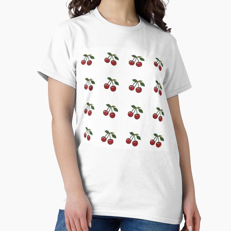 ​Vintage Coquette Cherry Pattern ​Sweet Cherry Summer Bloom by ZyVoAli