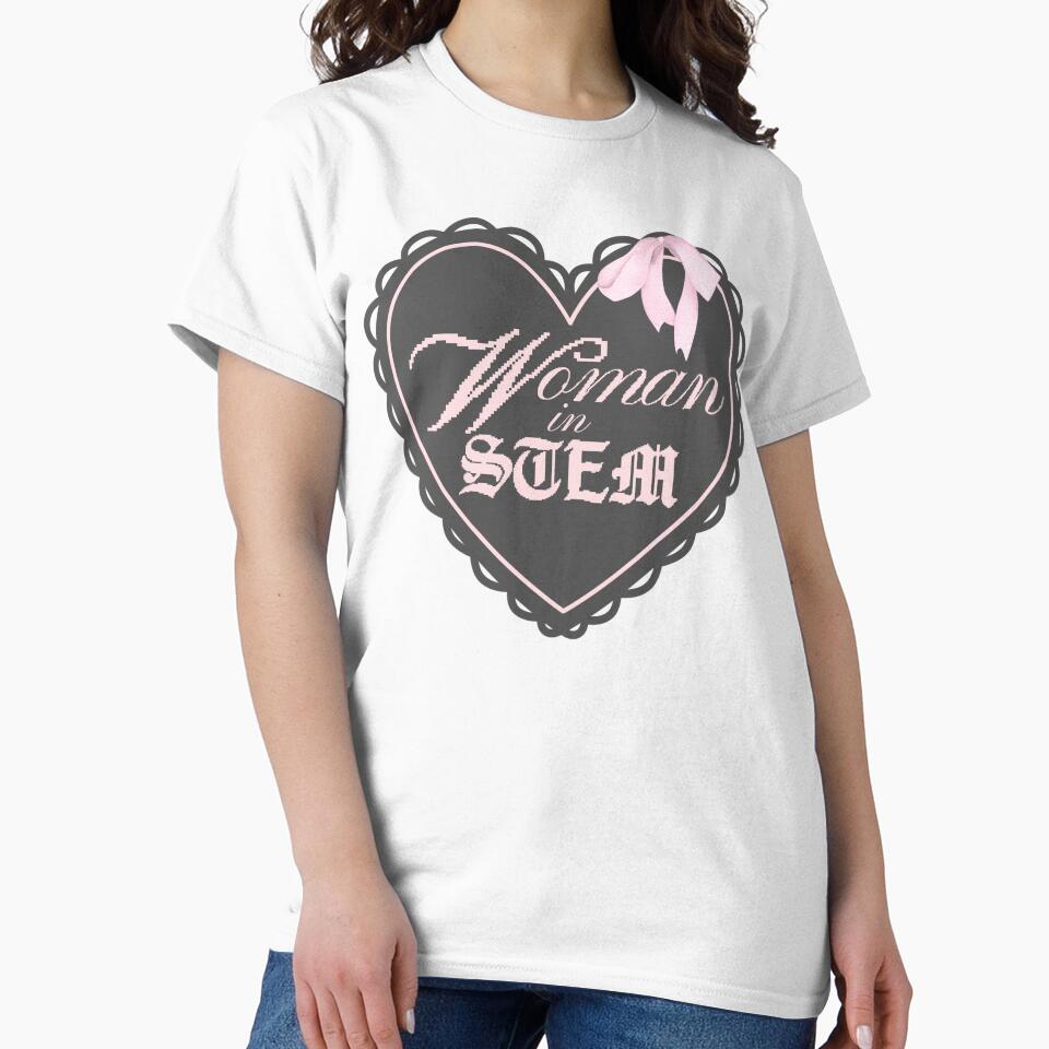 Woman in STEM Black Heart Coquette by GenBio