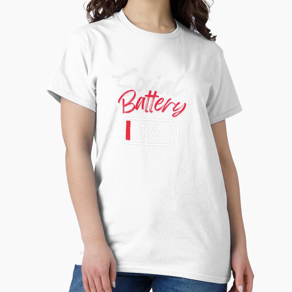 Social Battery 1% for Introverts by SwiftCollective