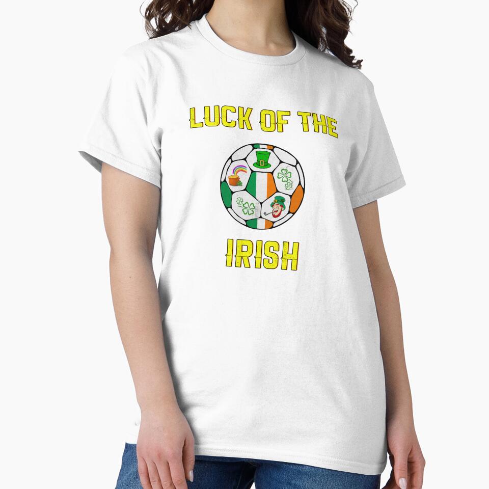 Ireland Flag Soccer Ball - Luck of the Irish by BestTrendyChoices