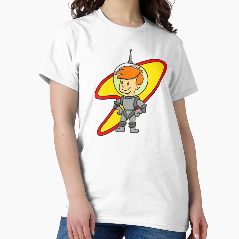 Astro Kid Space Age Nostalgia Cartoon by ElJimmo