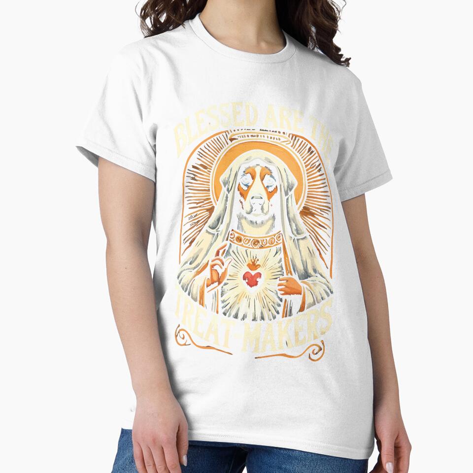 Blessed Are the Treat-Makers - Funny Holy Dog Humor by chantastical