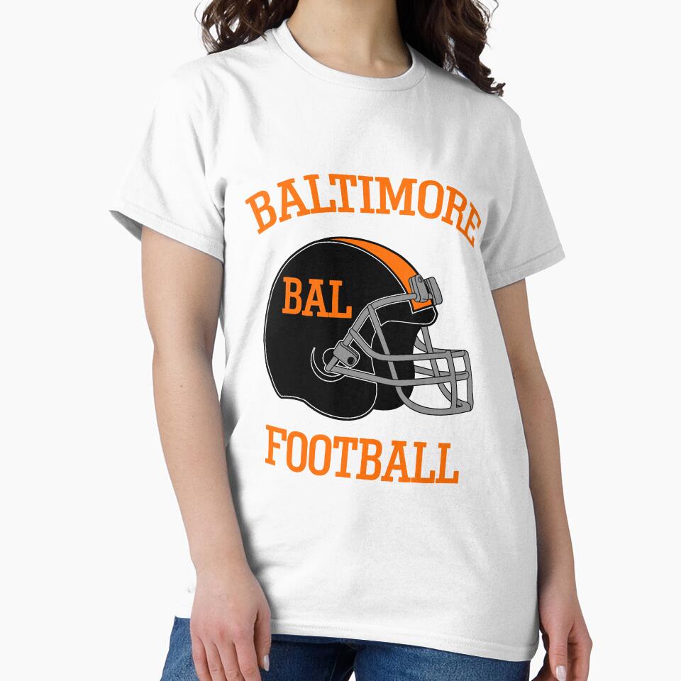 Baltimore Football T-Shirt for Men and Women by AllStarMerch