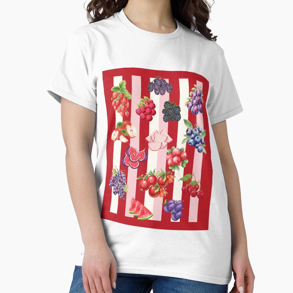 ​Vintage Fruit Watercolor Pattern by HBBS DESIGNS