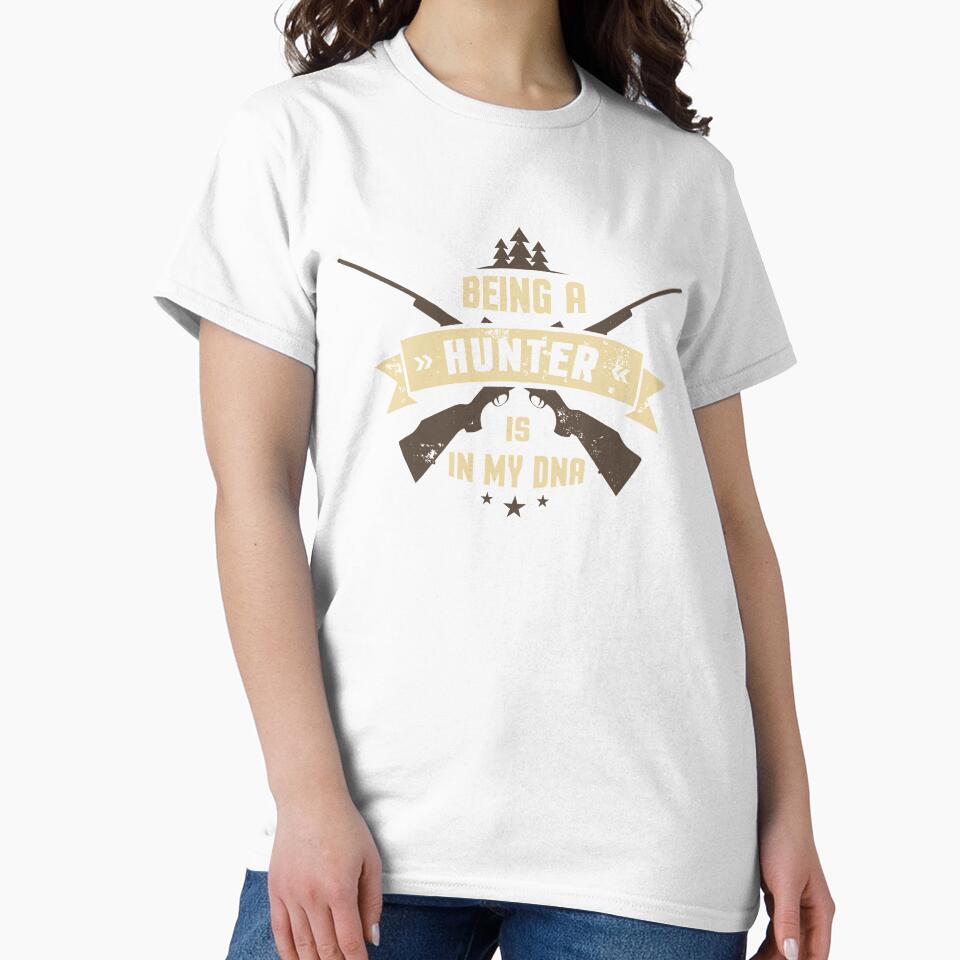 being a hunter is in my dna shirt by drimel