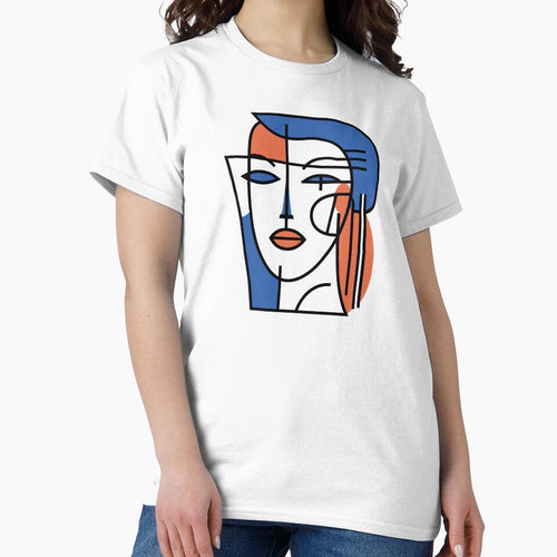 Abstract Minimalist Portrait by Artwyz