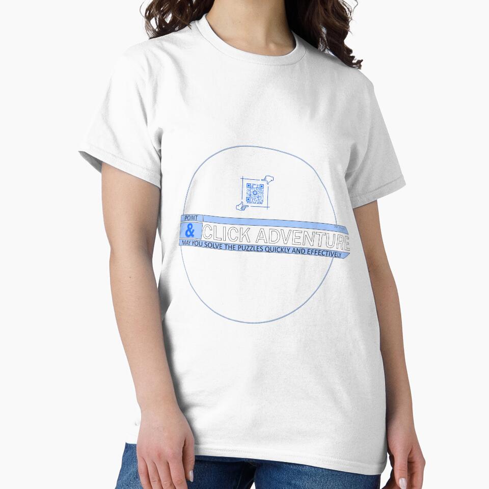 Point & Click Adventure Gaming Logo V3 (Blue/White) by Visual Resolutions
