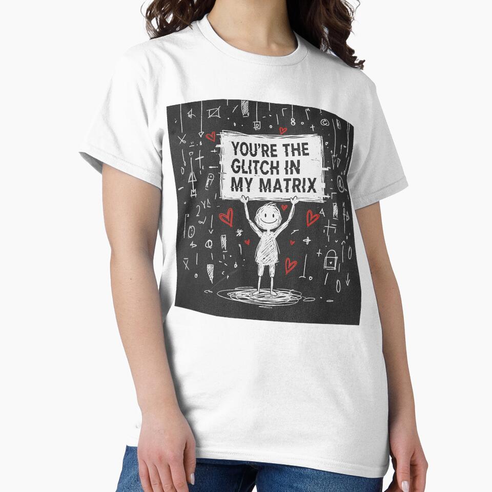 Glitch in My Matrix: Geeky and Minimalist Love by VisualRotaStudio