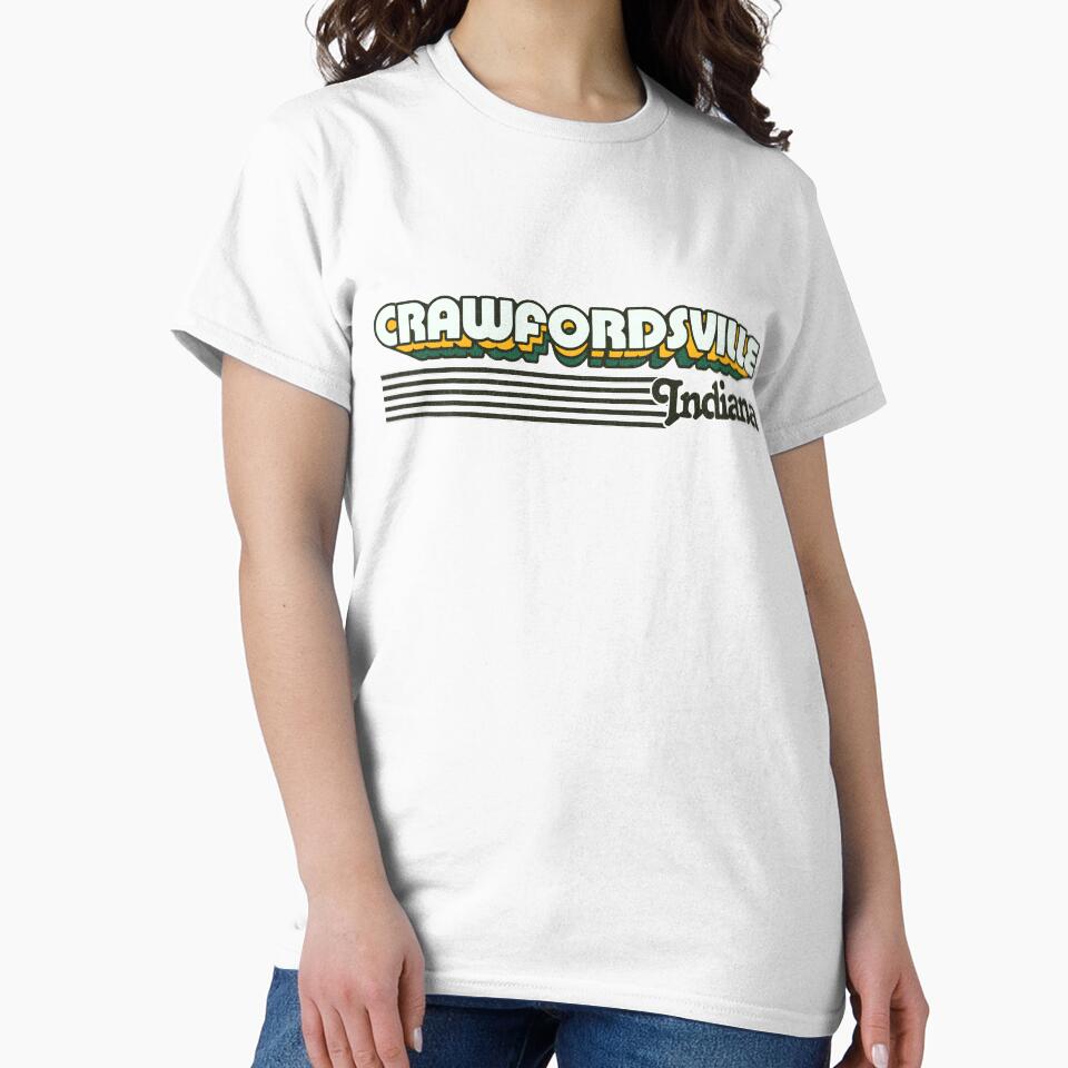 Crawfordsville, Indiana | Retro Stripes by retroready