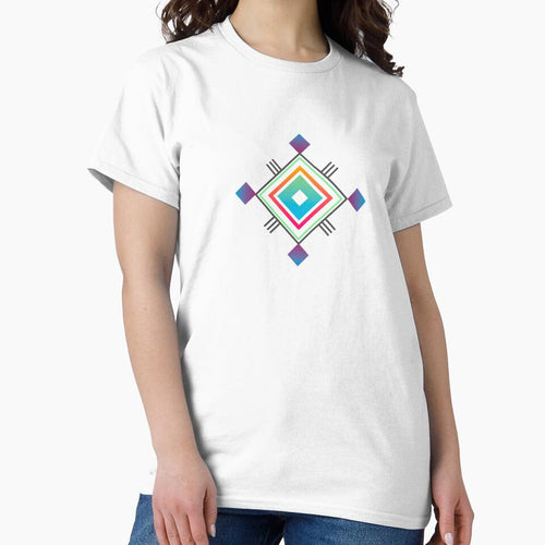 Abstract indigenous geometric symbol by Iknu art