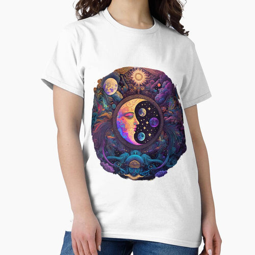 A cluster of different moons orbits around a strange universe by LLdreams