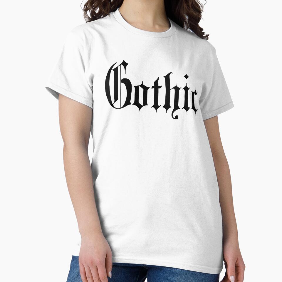 Gothic Minimalist Elegant Font Design by RainbowDoveShop