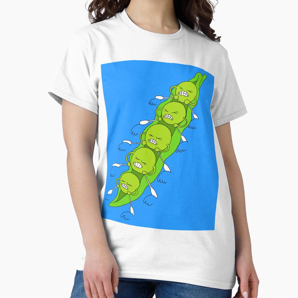 Peas rowing on a pirogue by lucamendieta