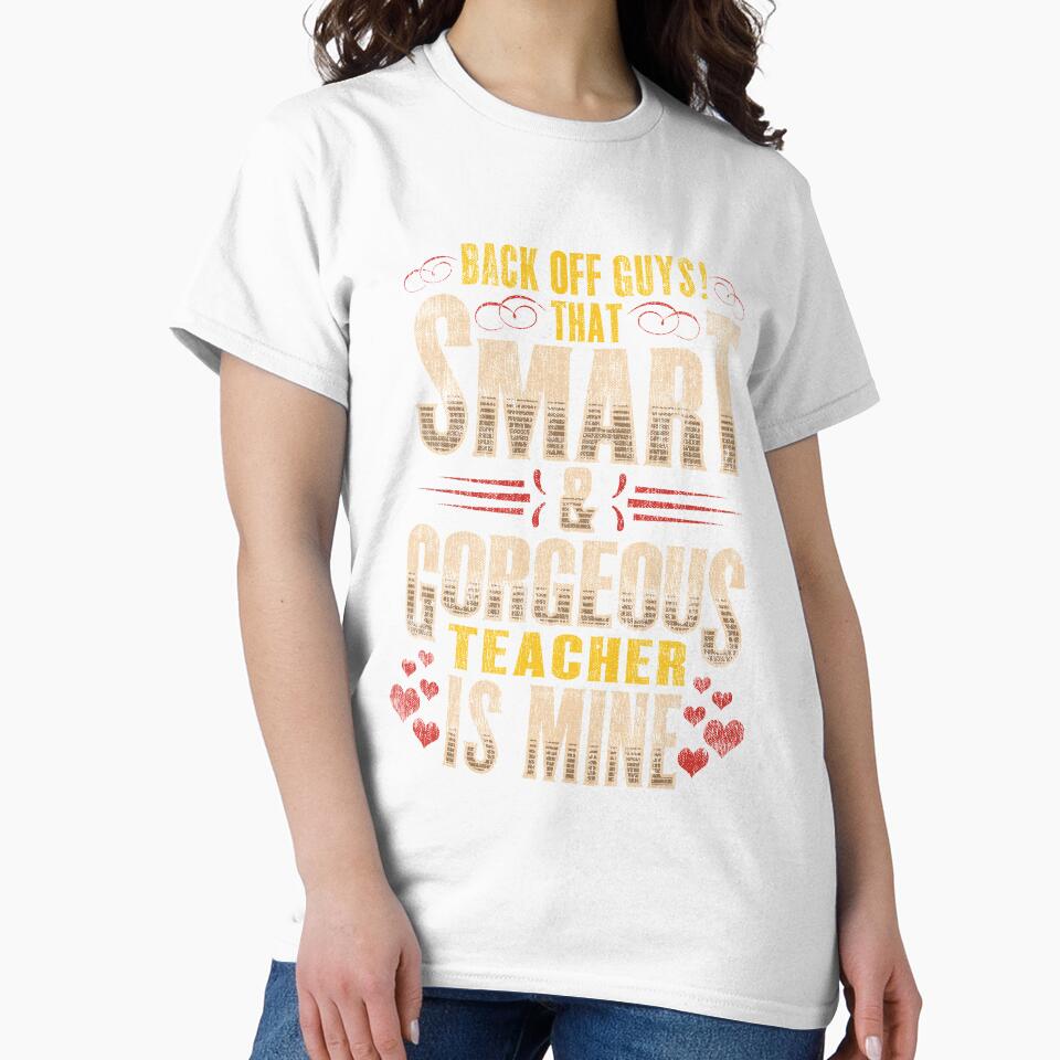Teacher Romantic Gift Boyfriend Girlfriend by Dapperly Tees