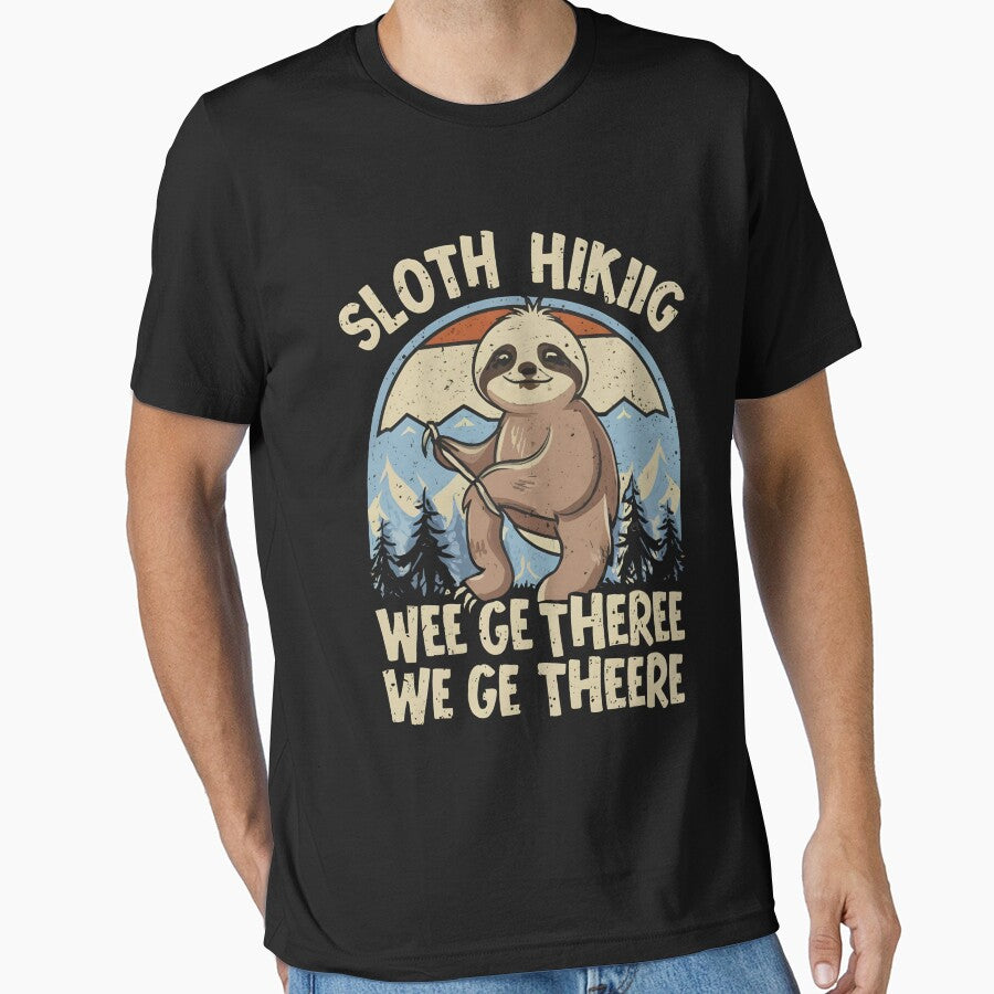 Sloth Hiking Team - We will get there, when we get there, Funny Vintage by JustCrafted