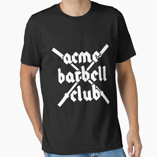 ACME Barbell Club - White by strongershirts