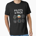Pilots Six Pack. by Amber Aviation Lover
