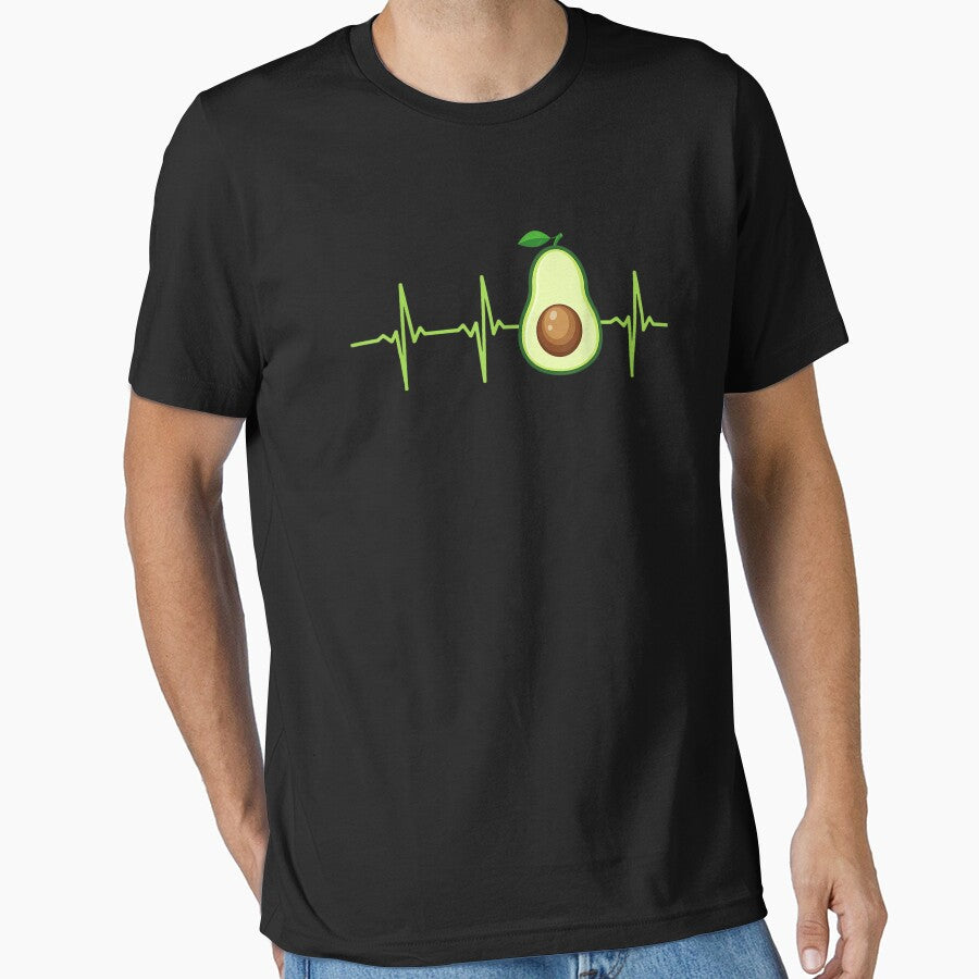 Avocado Heartbeat Funny by goombi-creative