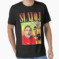 Slavoj Zizek 90s Bootleg Rap Homage Leftist Philosopher T-Shirt by CharlesFurlow