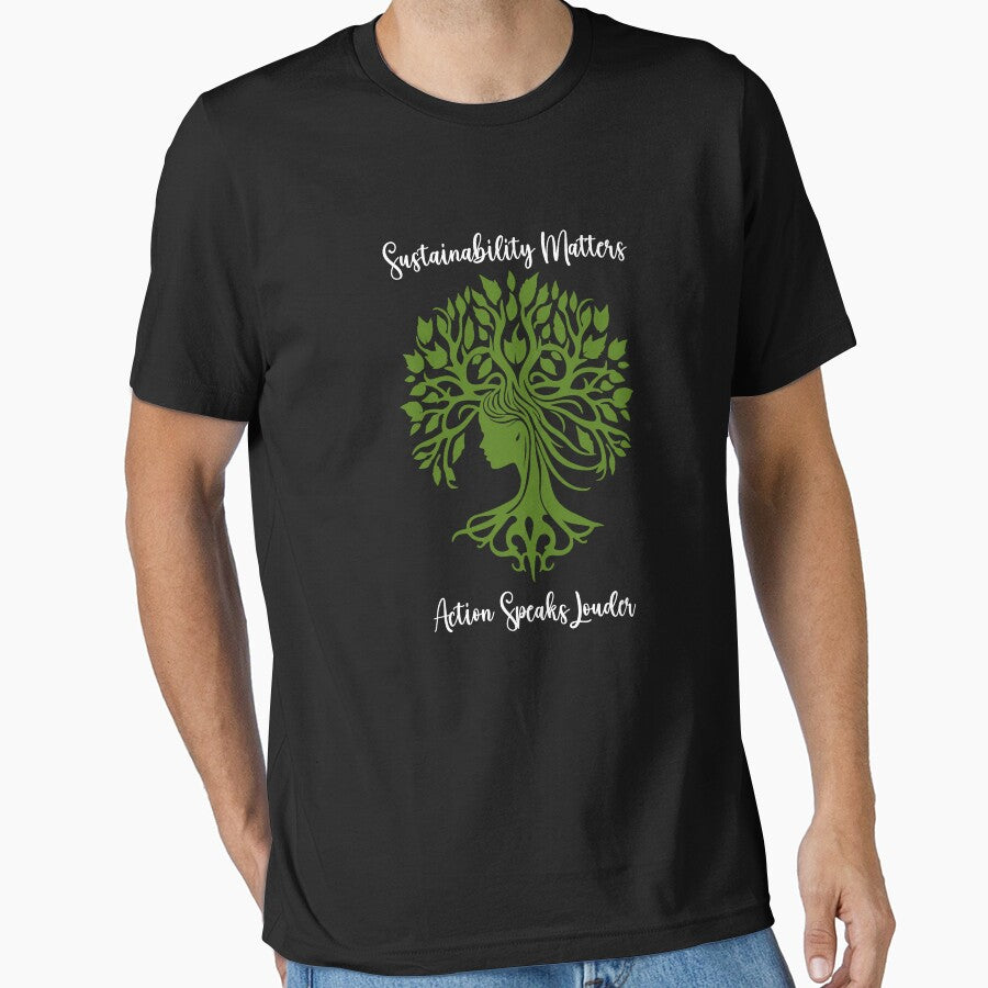 Sustainability Matters, Action Speaks Louder Environmental Protection Positive Text by FemiBiutti