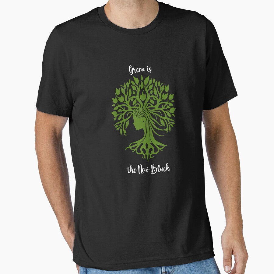Green is the New Black Environmental Protection Positive Text by FemiBiutti