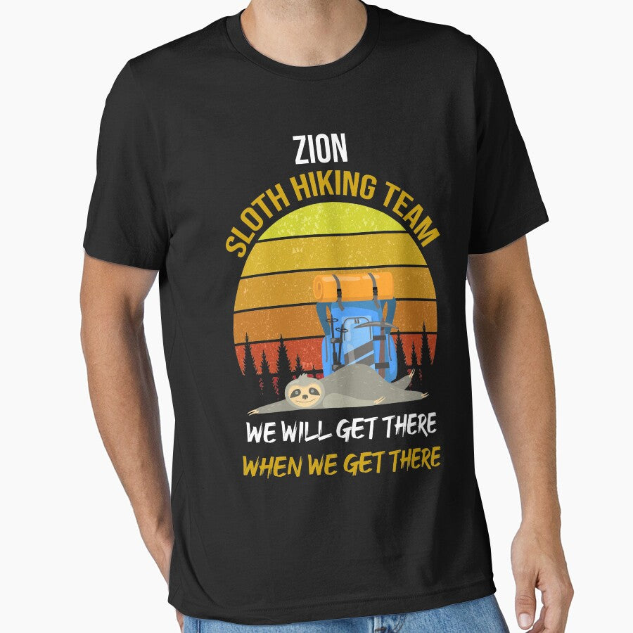 Zion Sloth Hiking Team We Will Get There When We Get There by WhiteTears