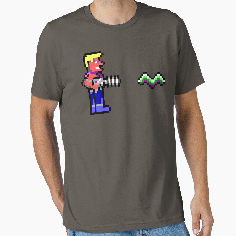 Duke Nukem Retro Pixel DOS game fan shirt by hangman3d