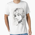 Monochrome Mastery: Abstract Portrait Line Art in Black & White - Waleria by BPMagic