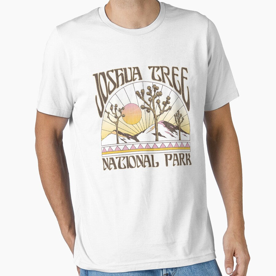 Vintage Joshua Tree National Park Retro Outdoor Camping Hike by Natilie