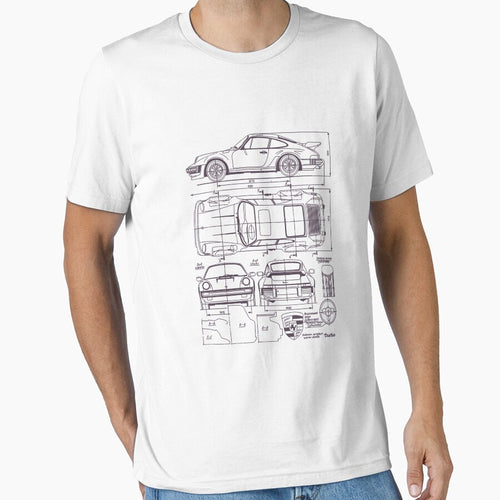 911 930 Blueprint turbo Classic vintage by PeterwRamseth