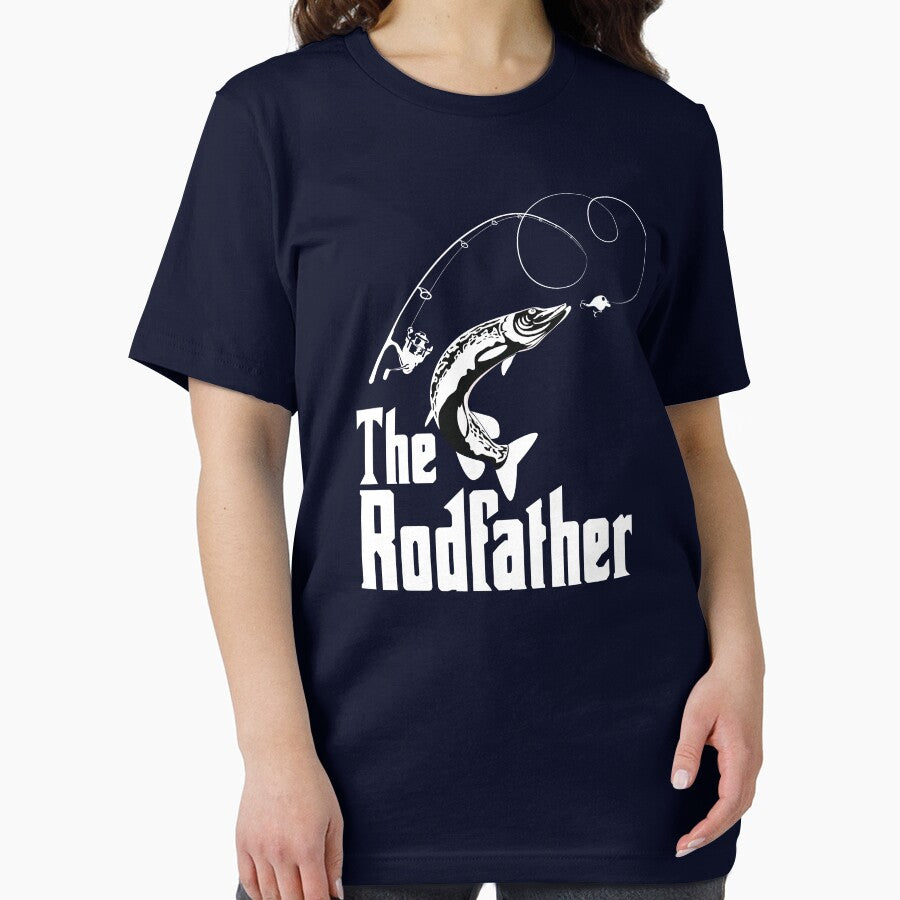 The Rodfather Fishing T Shirt by bitsnbobs