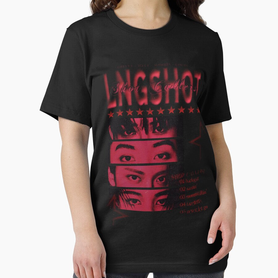 LNGSHOT Shot Callers Red Noir Eyes Graphic by moamaxshop