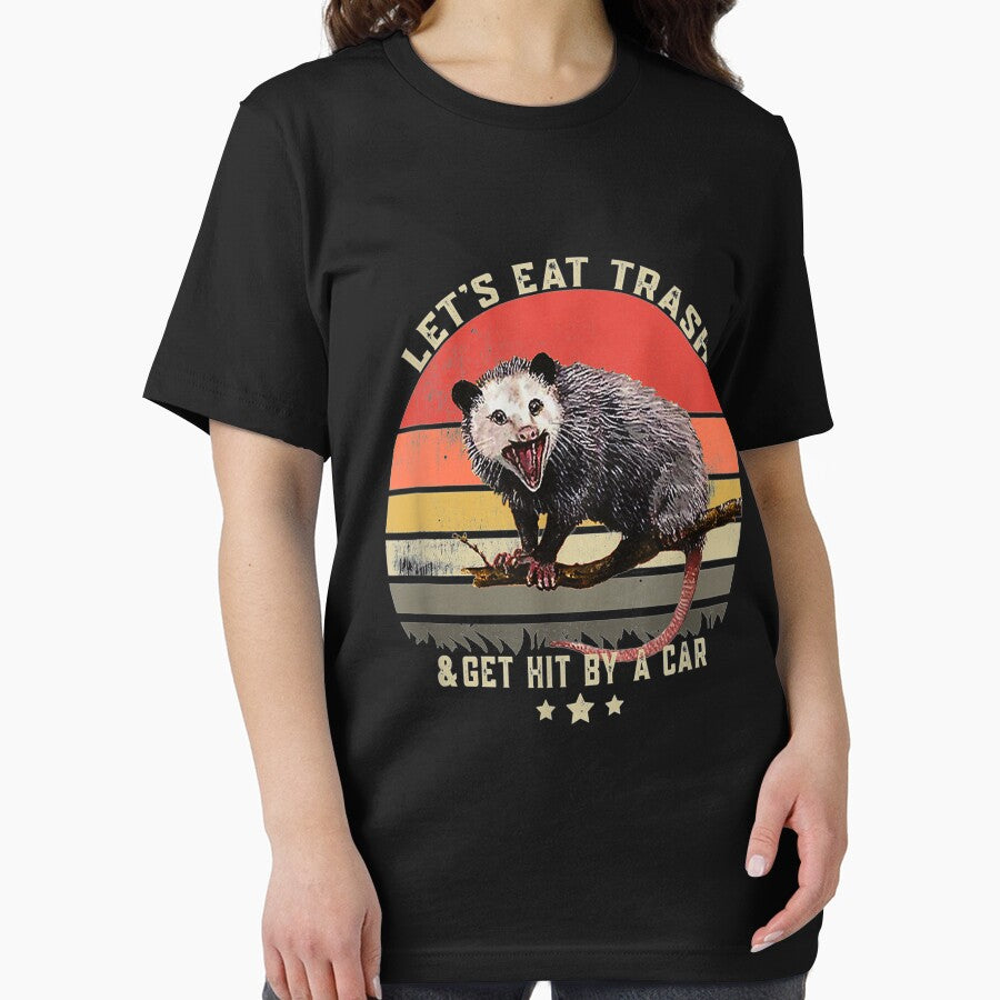 Let's Eat Trash Get Hit By A Car Vintage Opossum by JohnsonEdwards